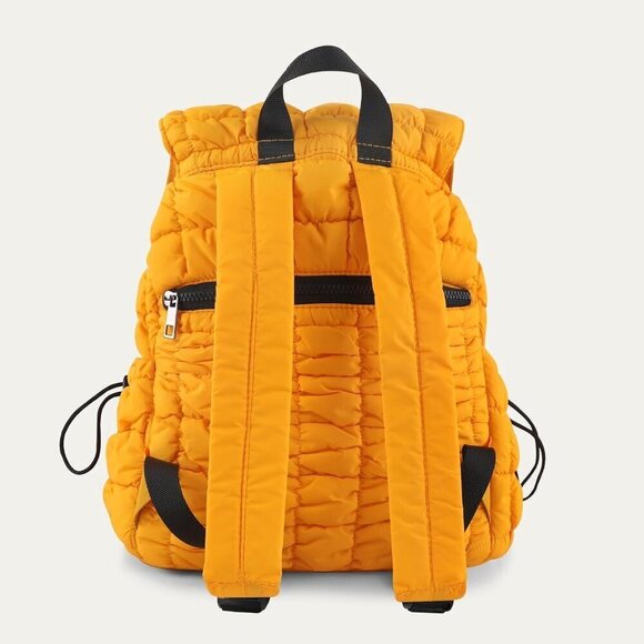 ✨ Contail Puffy Hiker Pack Women Yellow 18L Quilted Puffer Lightweight Backpack - Picture 3 of 9